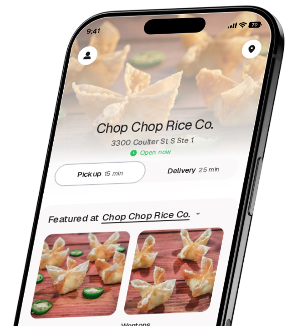 Chop Chop Rice Co. app preview